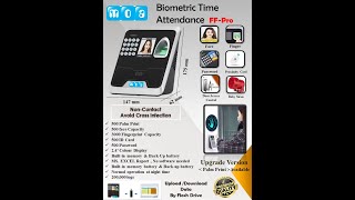 Biometric Attendance Machine  6 IN 1  FFpro [upl. by Neala]