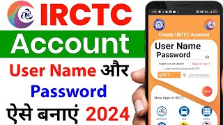 irctc account kaise banaye  how to create irctc account  irctc user id kaise banaye irctc account [upl. by Adev670]