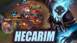 Wild Rift HECARIM Jungle Gameplay in Season 13 Build amp Runes [upl. by Tavi]