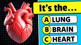 🧠 Can You Pass This Human Body Quiz 🧍💪🧬 General Knowledge Quiz [upl. by Lehcem]