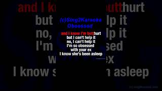 Olivia Rodrigo Obsessed Karaoke Version Lyrics [upl. by Halsy]