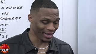 Russell Westbrook Explains Why He Doesnt Tolerate Being Called quotWestbrickquot HoopJab NBA [upl. by Fredette]