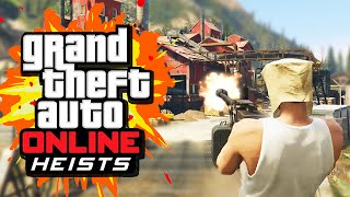 ULTIMATE DRUG HEIST GTA 5 Heists Funny Moments 2 [upl. by Eltrym46]