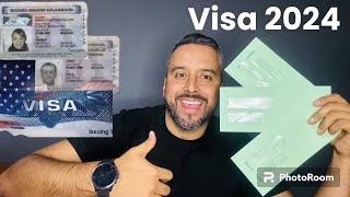 VISA AMERICANA 2024 renovación  primera vez y costos 2024 visa 2024 visaamericana precios y más [upl. by Jaime]