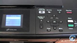 Brother DCPJ315W How to do Printhead Cleaning Cycles and Improve Print Quality [upl. by Leasia766]