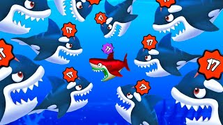 Fishdom New Update Ads Mini Games  Fish Evolution Games  Fish monster Part 11 Gameplay [upl. by Eeclehc]