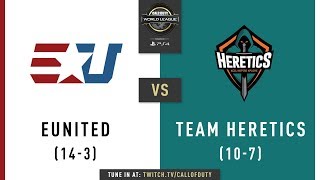 eUnited vs Team Heretics  CWL Pro League 2019  Division B  Week 10  Day 4 [upl. by Aciras]