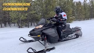 2022 SkiDoo Mach Z 900 ACE Turbo R with Smart Shox amp Launch Control [upl. by Einwahr878]