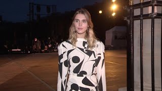 Gaia Weiss Germain Louvet Camille Charriere and more at Isabel Marant Fashion Show [upl. by Etnud]