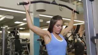 Lat Pulldown Behind the Neck  Back Exercise [upl. by Jorge]