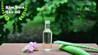 Homemade Aloe Vera Hair Regrowth Oil For Triple Hair Growth amp Thickness [upl. by Larner37]