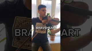 Braveheart Theme For the love of a Princess Violin violincover scotland shorts braveheart [upl. by Younger626]