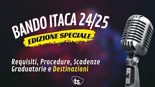 Bando ITACA 2425 Novità Adempimenti e Tempistiche [upl. by Naujtna]