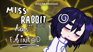 “Miss Rabbbit has fainted “  Fyodor amp Dazai  Prison Arc [upl. by Terraj]