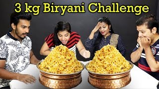 3 Kg BIRYANI EATING CHALLENGE  Briyani Eating Competition  ३ kg बिरयानी ईटिंग चॅलेंज [upl. by Gardell311]