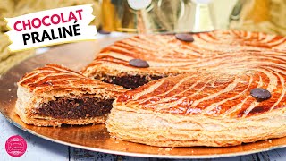 Recette de galette des rois chocolat et praliné [upl. by Prosser]