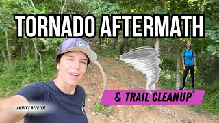 Bentonville tornado disaster NWA community comes together to help cleanup MTB trails [upl. by Marijo548]