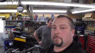 BMW Service  Replacing Steering Head Bearings Part 2 of 2 [upl. by Taran]