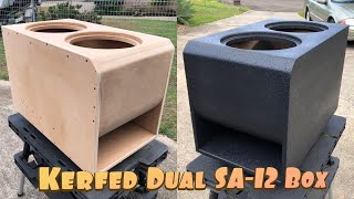 Kerfed Ported Enclosure for 2 Sundown Audio SA12s [upl. by Maxima]