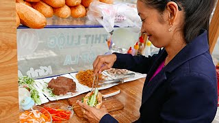 Vietnam Street Food  BANH MI SANDWICH COMPILATION Can Tho [upl. by Ardnasyl44]