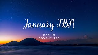 Day 19  Advent Tea January TBR [upl. by Alegnaoj386]