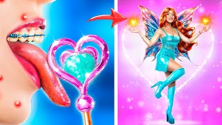 Extreme Makeover From Nerd to Fairy Winx Club in Real Life [upl. by Ailahk46]