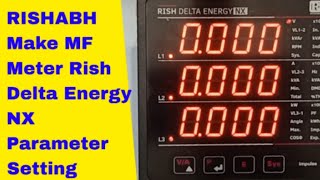 RISHABH Make MF Meter Programming [upl. by Ginnie]