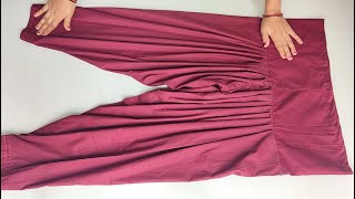 सिर्फ 2 mtr कपड़े में सलवार Cutting and stitching  सलवार Salwar cutting and stitching [upl. by Eslud]