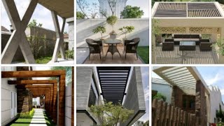 Modern pergola design Concrete pergola design metal pergola design Wooden pergola design [upl. by Hailat694]