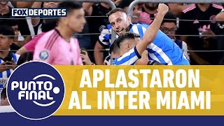 Monterrey demostró su mejor versión internacional ante el Inter Miami  Punto Final [upl. by Sorips]