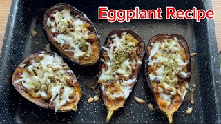 Eggplant easyquick and delicious recipe ‼️eggplantrecipe vegetarianrecipe starter appitizer fy [upl. by Ephrem683]