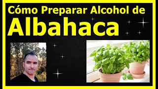 Cómo Preparar Alcohol de Albahaca [upl. by Pence179]