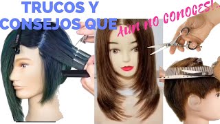 Trucos y Tips para Cortar Cabello que aún No lo Sabías😲😱 Marcarán la diferencia HairStyle [upl. by Idnam]