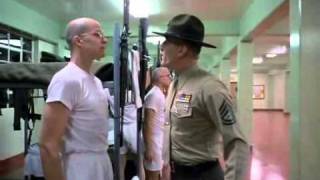 Grandes escenas del Cine 7  SARGENTO INSTRUCTOR HARTMAN La Chaqueta Metalica PARTE 4 [upl. by Attenej]