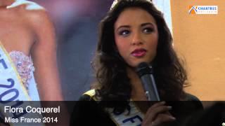 Retour triomphal pour la Miss France Flora Coquerel en Eure et Loir [upl. by Enomys]