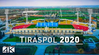 【4K】Tiraspol from Above  Capital of TRANSNISTRIA 2020  Moldova  Cinematic Aerial Film [upl. by Navada]