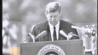 John F Kennedys greatest Speech on Peace [upl. by Htinek]