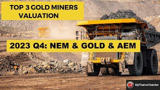 Gold miners Newmont Barrick Agnico  31 Mar 2024 [upl. by Eirallam]