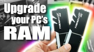 A Beginners Guide Upgrading Your PCs RAM [upl. by Ogawa]