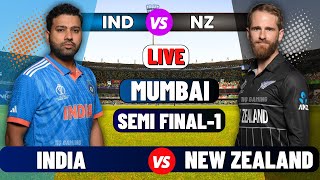 LIVE India vs New Zealand Live  IND vs NZ Live  ICC World Cup 2023 Semi Finals Live [upl. by Terrell]