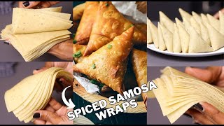 The Easiest method to make Samosa wraps Spiced Samosa Wraps [upl. by Tegan]