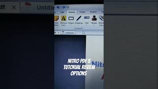 Nitro Pdf 5 tutorial l shorts youtubeshorts [upl. by Adihaj]