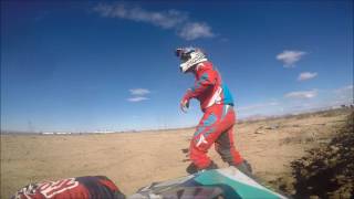 2017 Adelanto GP crash only crash [upl. by Medin]