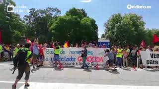 Manifestación antifranquista en el Valle de los Caídos [upl. by Charry809]