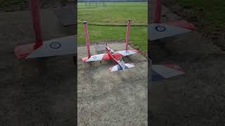 Ground testing the Pilatus PC9 Roulette post flight check rcplane pilot fullthrottle rc [upl. by Aidni]