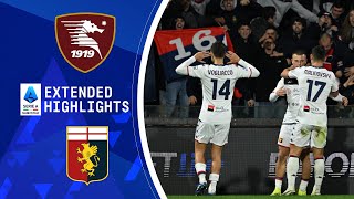 Salernitana vs Genoa Extended Highlights  Serie A  CBS Sports Golazo [upl. by Tallia]