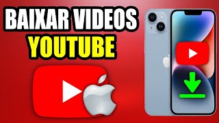 COMO BAIXAR VIDEOS DO YOUTUBE NO IPHONE ATUALIZADO [upl. by Isa]