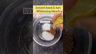 Instant hand feet whitening remedy youtubeshorts skincare viralshort beutytips shorts [upl. by Letitia]