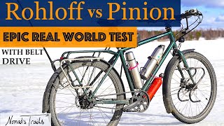 First 1200 km – Pinion vs Rohloff wbelt – Whats the BEST DRIVETRAIN – sidebyside test  EPS 1 [upl. by Lavella]