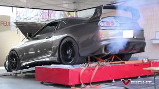 Toyota Supra Dyno Run 1000 HP [upl. by Nielson]